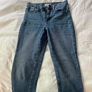 Madewell High-Rise Slim Crop Boyjean